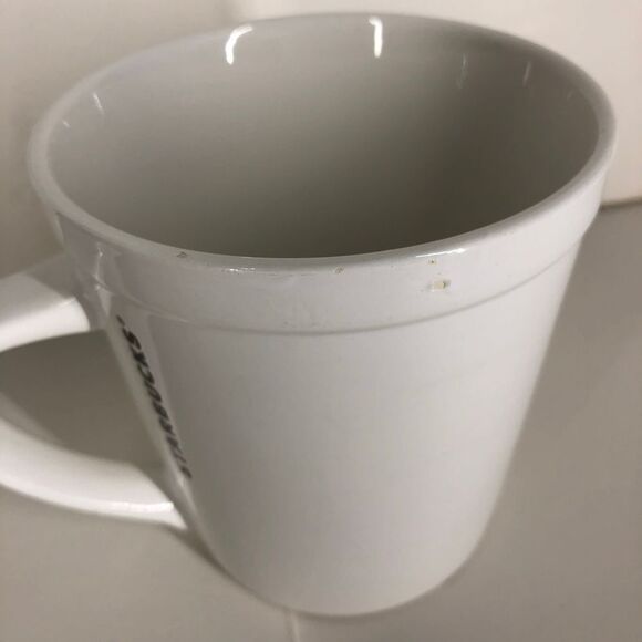 STARBUCKS White‎ Mug with Starbuck Logo, 20 oz Size - Picture 8 of 8